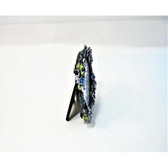 Crystal accent JBS Collection Hand painted Photo Frame Picture Holder - Picture 4 of 7